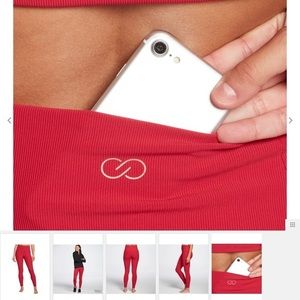 NWT CALIA Women's Essential Rib Tights/Leggings Size XL